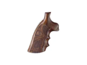 Hogue Fancy Hardwood Grips with Finger Grooves Ruger GP100, Super Redhawk Checkered