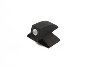 Wilson Combat Front Sight Serrated Blade 92A1, 96A1 White Dot Steel Black