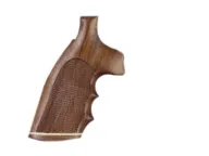 Hogue Fancy Hardwood Grips with Accent Stripe, Finger Grooves and Contrasting Butt Cap Ruger Redhawk Checkered
