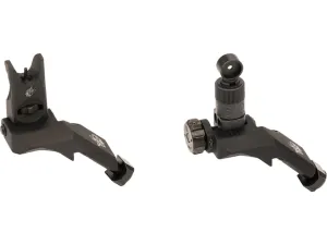 Knights Armament Flip-Up Micro Sight Set 600 Meter 45-Degree Offset Steel Black