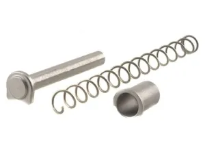 Wilson Combat 2-Piece Full Length Recoil Spring Guide Rod with Recoil Spring and Recoil Spring Plug 1911 Officer Stainless Steel