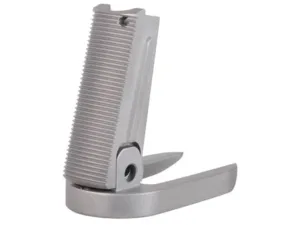 Nighthawk Custom Mainspring Housing Flat with Magazine Well 1911 Officer Serrated Steel