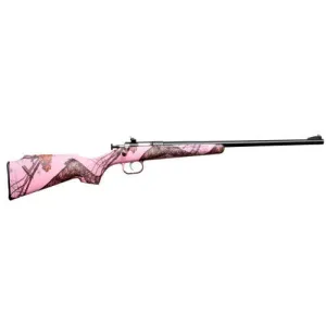 Crickett 22WMR LEAF PINK CAMO BL