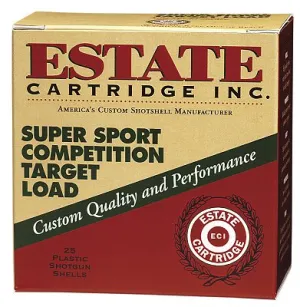 Estate Super Sport Target 20 Ga. 2 3/4 7/8 Oz, #9 Lead Shot - Case