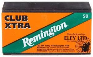 Remington 22 Long Rifle 40 Grain Lead Round Nose