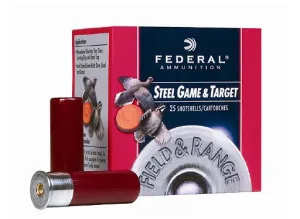 Federal Field & Range 12 Ga. 2 3/4 1 Oz. #6 Steel Shot - Case
