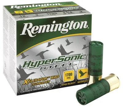  Remington Ammunition Hss12b Hypersonic Steel 12 Ga 3 1.1 Oz - Case
