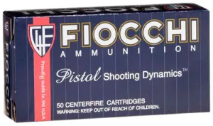 Fiocchi Centerfire Handgun 38 Smith & Wesson Lead Round Nose