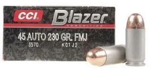 Cci Blazer 45 Acp 230 Grain Full Metal Jacket 3570