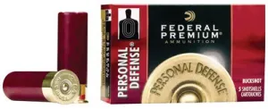 Fed Pd1564b Prem Personal Defense 12 Ga 2.75 34 Pellets 4 B