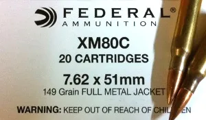Federal Xm 7.62mmx51mm Full Metal Jacket 149 Gr Steel