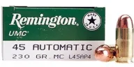 Remington L45ap4b 45acp 230 Gr Metal Case 500 Rd *bulk*