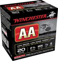 Winchester Aa20fl8 Winlite Low Recoil Target Loads 20 Ga 2.7 - Case