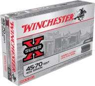 Winchester Ammo X4570cb Super X 45-70 Gov Lead Flat Nose 405