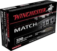 Winchester Ammo S338lm Match Boat Tail Hollow Point 338 Lap