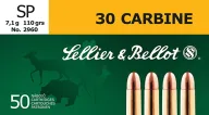 Sellier & Bellot Sb30b Soft Point 30 Carbine 110 Gr