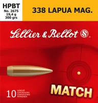 Sellier & Bellot Sb338lmb Hollow Point Boat Tail 338 Lapua M