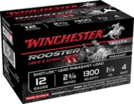 Winchester Ammo Srxr125 Rooster Xr Shot-lok 12ga 2.75 5 Sho
