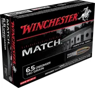 Winchester Ammo S65cm Match 6.5 Creedmoor Boat Tail Hollow P