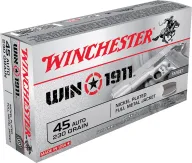 Winchester Ammo X45t Win1911 45 Acp Full Metal Jacket 230 Gr