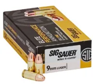Sig Ammo 9mm 124gr Elite Ball Fmj 50/20