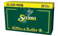 S&b 22-250 55gr Sbt 20/500