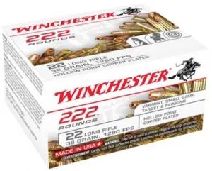 Winchester 22lr 36gr Cpr Hp 222/2220