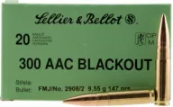S&b 300blk 147gr Fmj 20/1000
