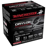 Winchester Drylok Super Steel Mag 12ga 3.5 1-9/16oz #bbb 25/bx (25 Rounds Per Box)