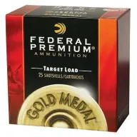 Federal Gold Medal Extra-lite Paper (lr) 12ga 2.75 1-1/8oz #7.5 (25 Rounds Per Box)
