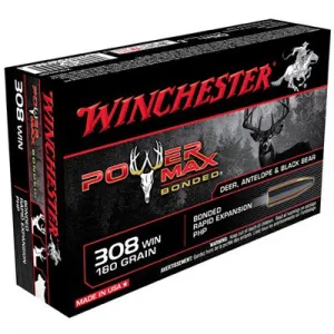 Winchester Power Max Bonded 308 Win 180gr 20/bx