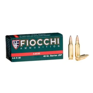 Fiocchi Shooting Dynamics 4.6x30 H&K 40gr JSP 50/bx (50 rounds per box)