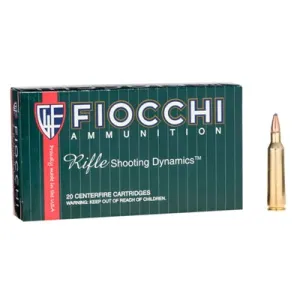 Fiocchi Shooting Dynamics 22-250 Rem 55gr Psp 20/bx (20 Rounds Per Box)