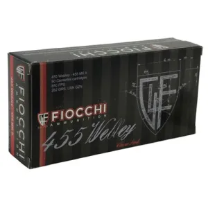 Fiocchi Specialty 455 Webley 262gr Lrn 50/bx (50 Rounds Per Box)