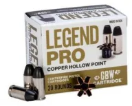 Legend Ammo .41 Mag 180gr Solid Hollow Point 20 Rounds