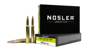 Nosler 280 Rem 140 grain Ballistic Tip Hunting Rifle Ammo, 20/Box - 40073