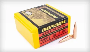 Berger Bullets EOL Elite Hunter 6.5mm 156 gr HBT Rifle Bullet, 100/box - 26550