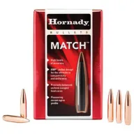 Hornady Match 6mm 105 gr BTHP Rifle Bullet, 500/box - 24585