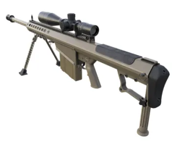 Barrett M107A1 Ergonomics
