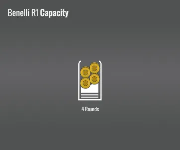 Benelli R1 Capacity