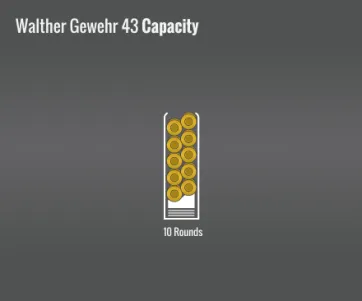 Walther Gewehr 43 Capacity