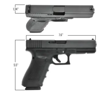 Glock 21 Gen 4 Concealability